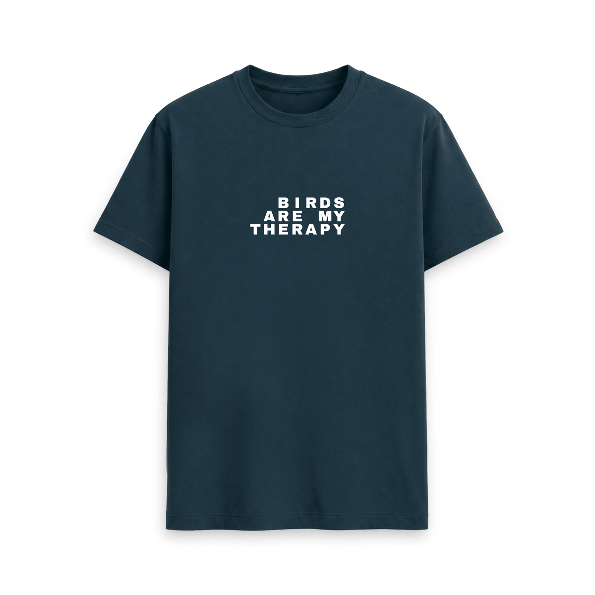 Denim Blue Printed T-shirt Front