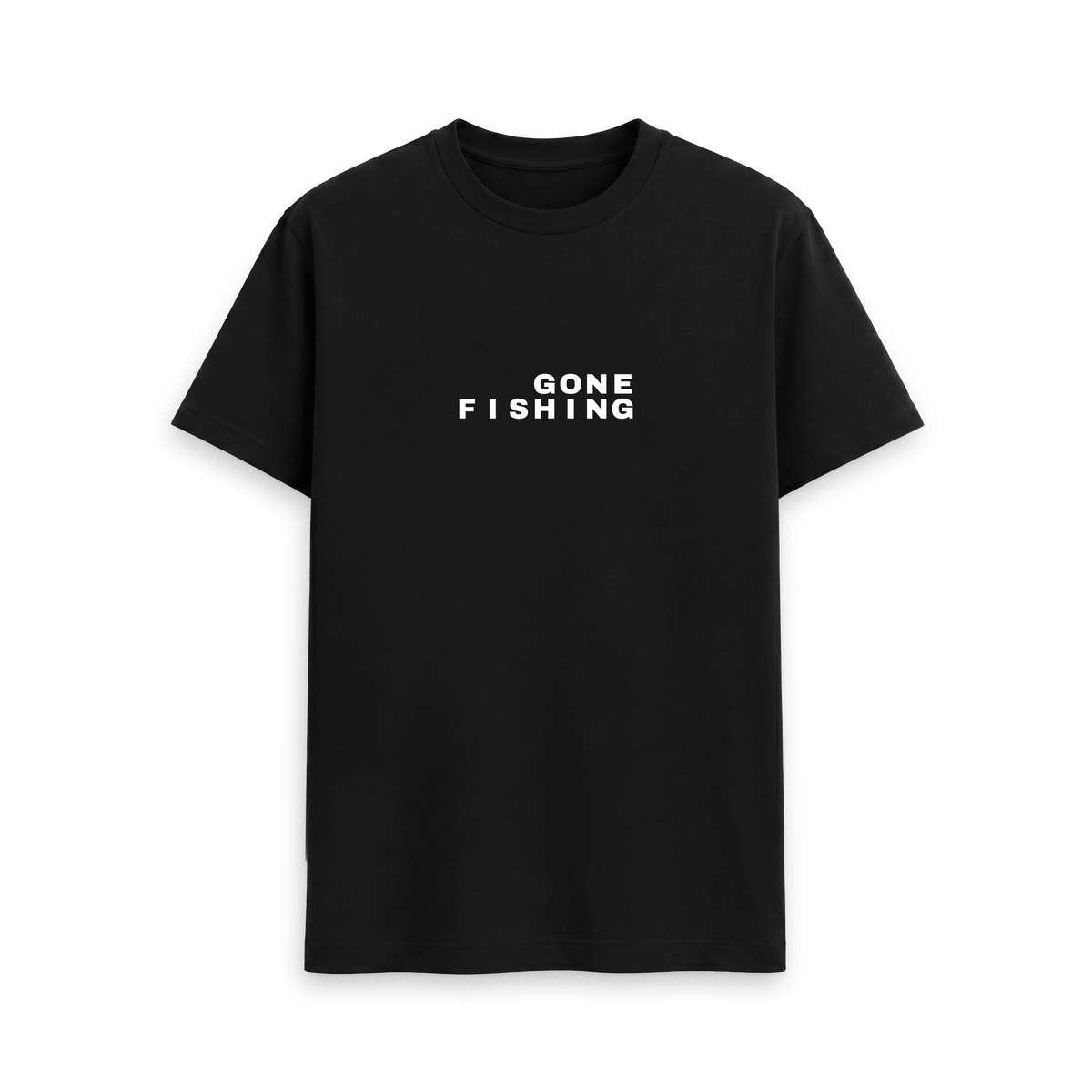 Black Printed T-shirt Front