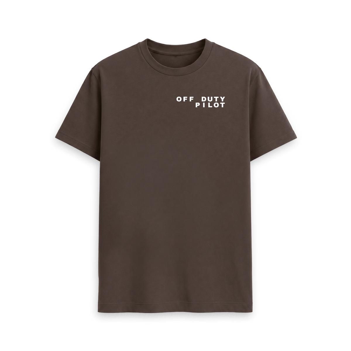 Chocolate Printed T-shirt Front