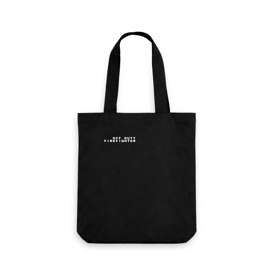Black Printed Bag Front