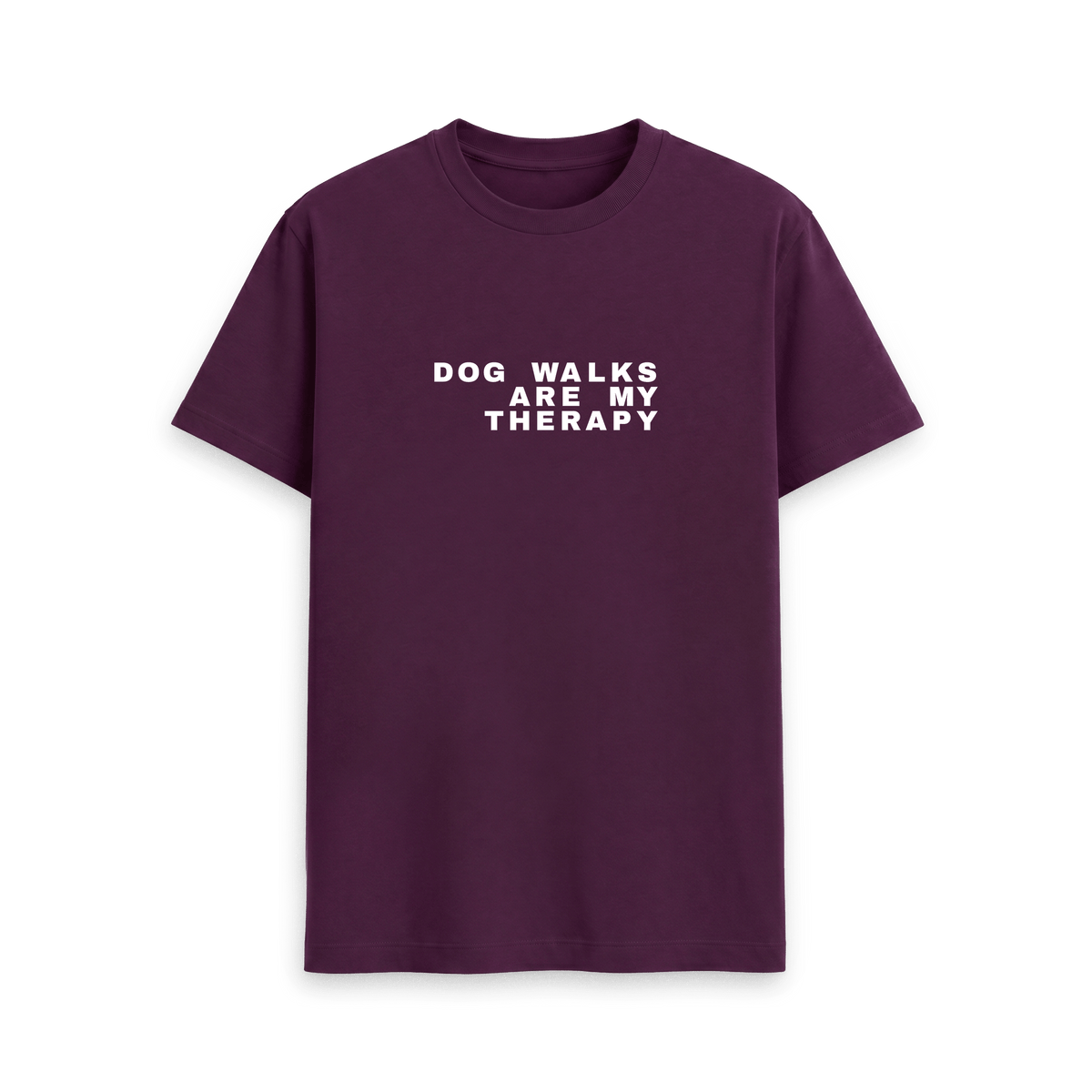 Purple Printed T-shirt Front