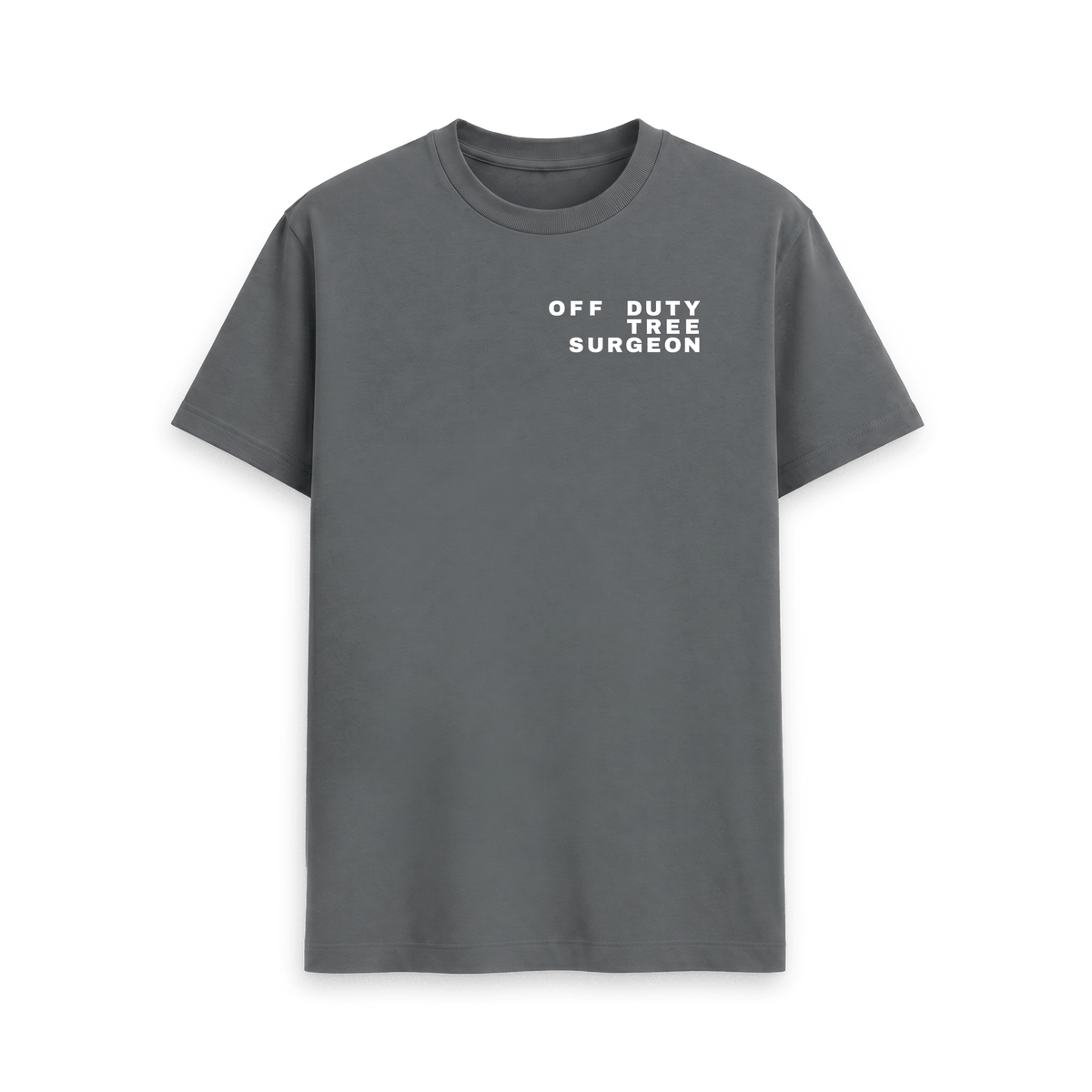 Slate Grey Printed T-shirt Front