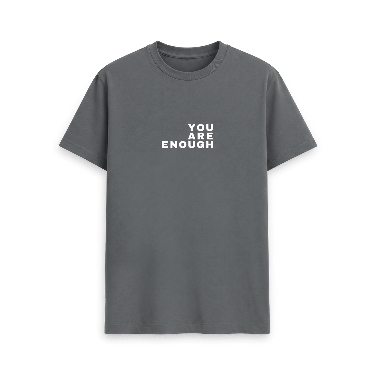 Slate Grey Printed T-shirt Front