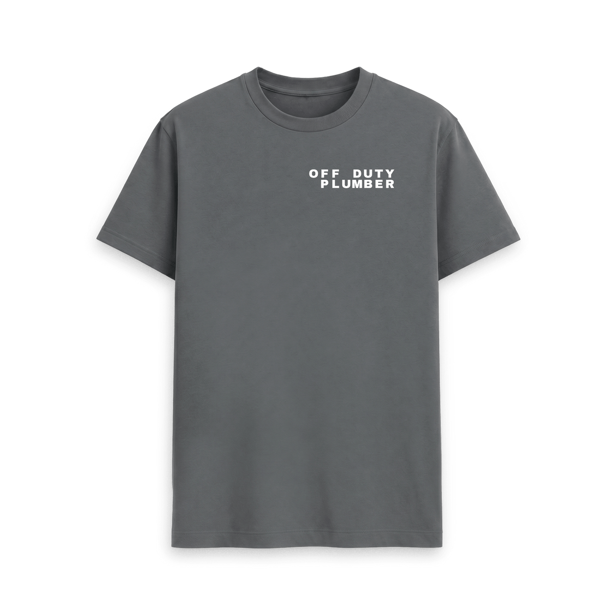 Slate Grey Printed T-shirt Front