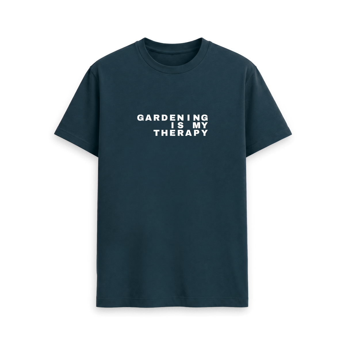 Denim Blue Printed T-shirt Front