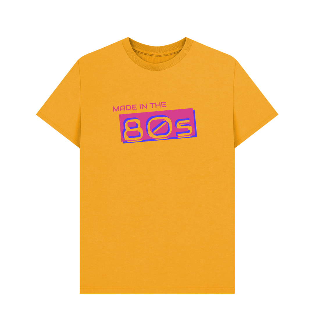 Mustard Made in the 1980s Organic Cotton Men's T-Shirt