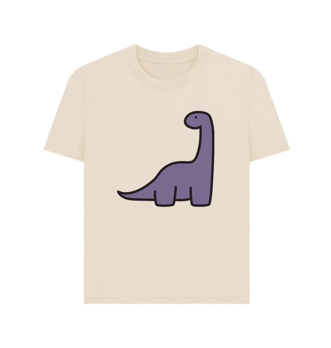 Oat Purple Dinosaur Organic Cotton Women's T-Shirt