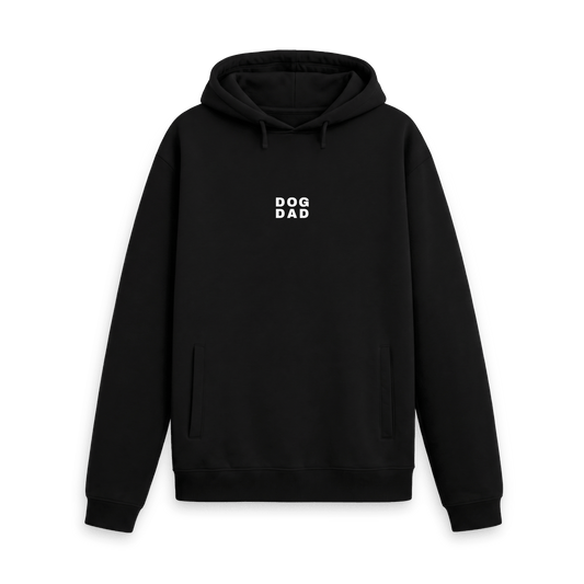 Black Printed Hoody Front