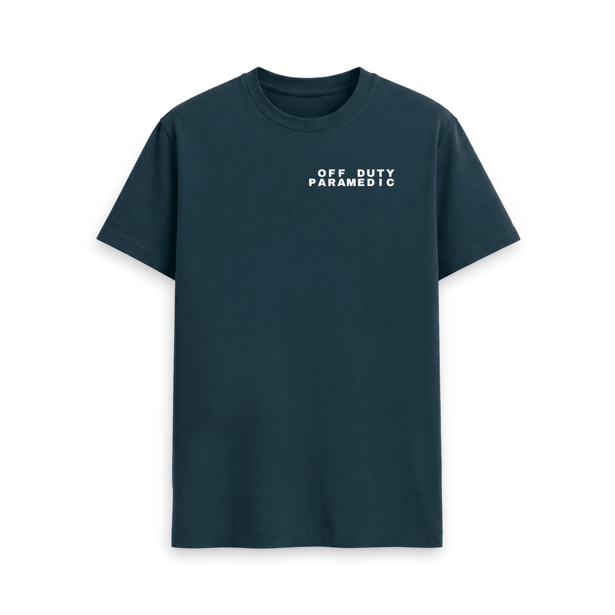 Denim Blue Printed T-shirt Front