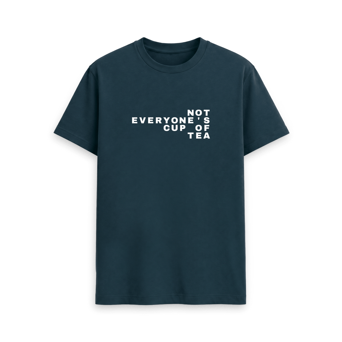 Denim Blue Printed T-shirt Front