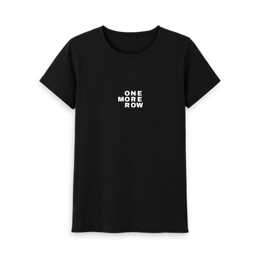 Black Printed T-shirt Front