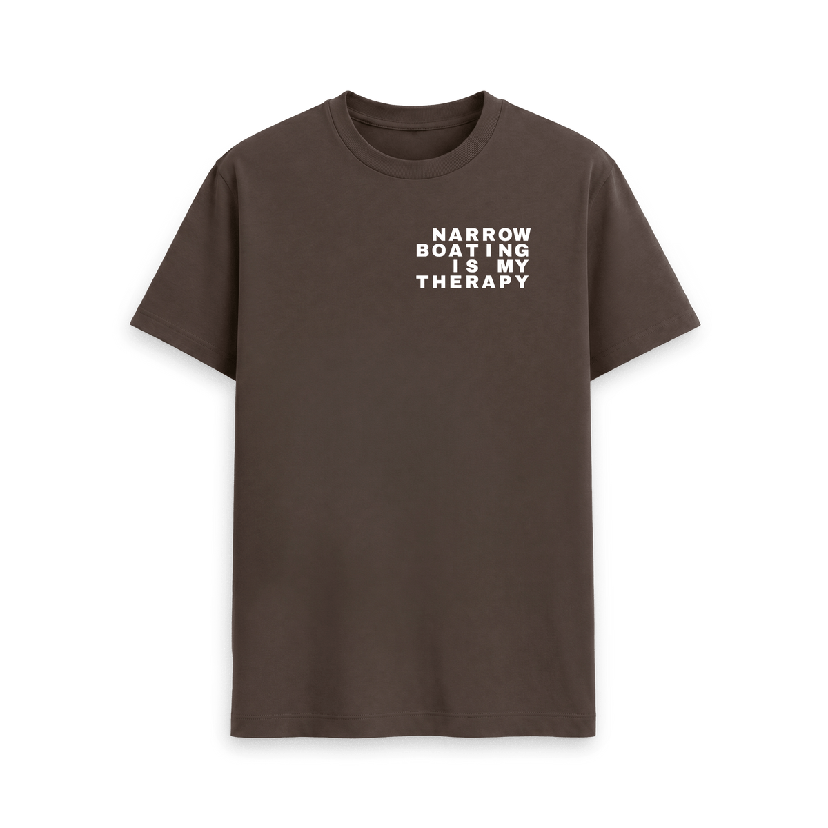 Chocolate Printed T-shirt Front