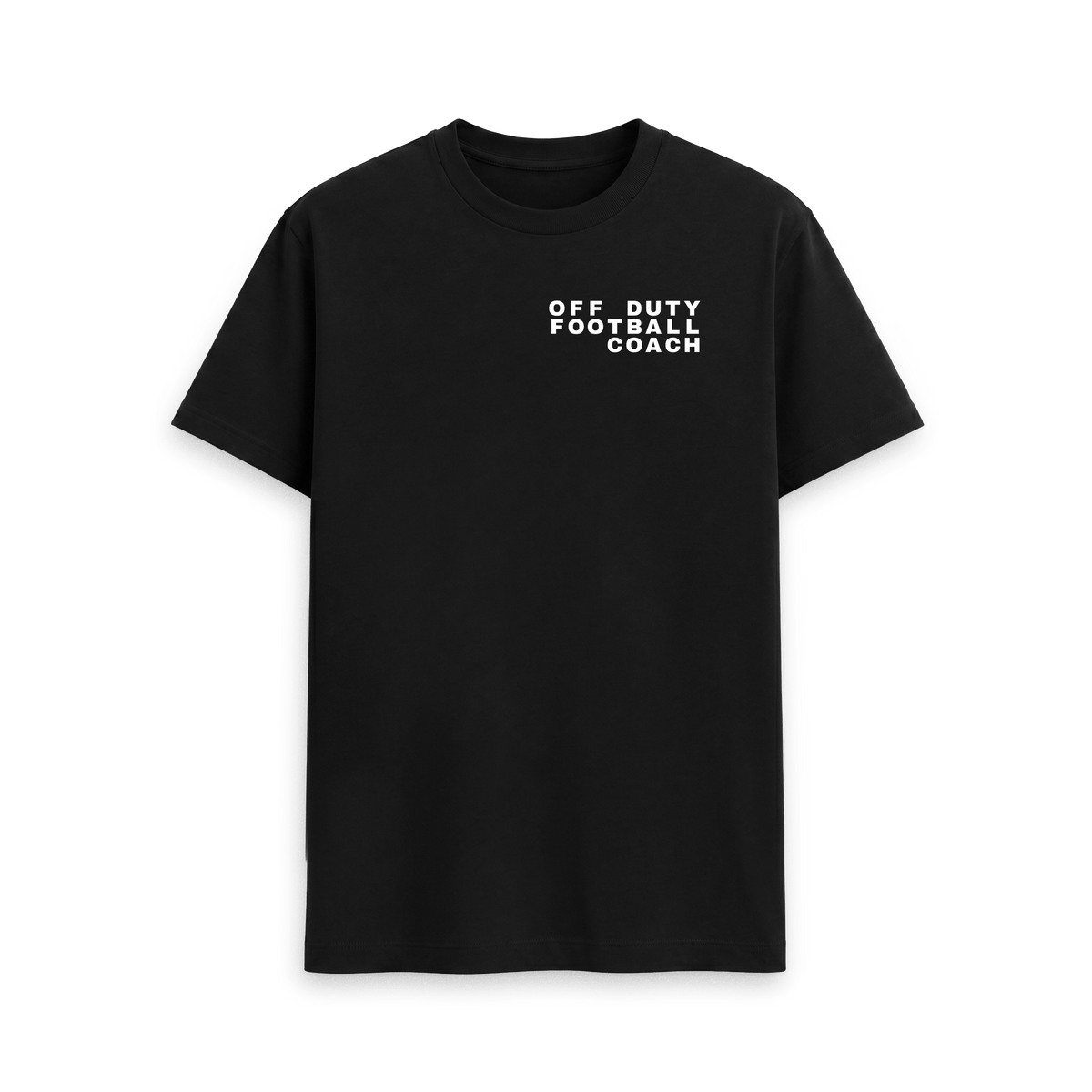Black Printed T-shirt Front