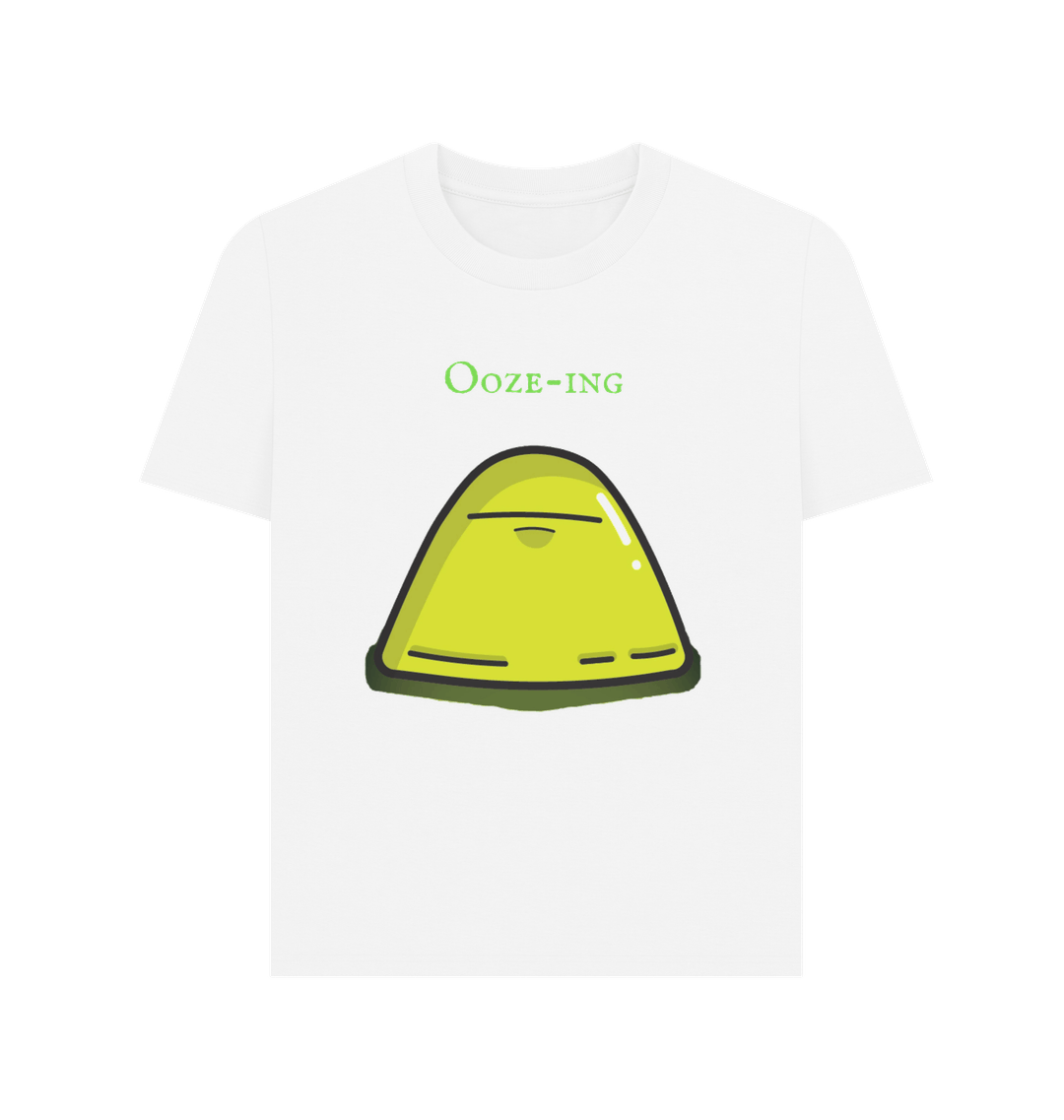White Printed T-shirt Front