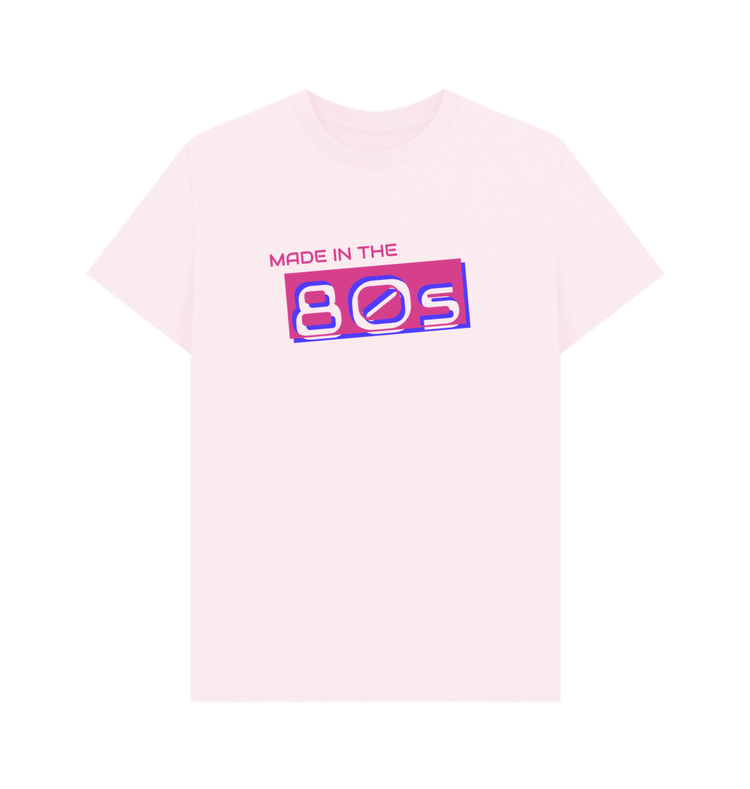 Pink Made in the 1980s Organic Cotton Men's T-Shirt