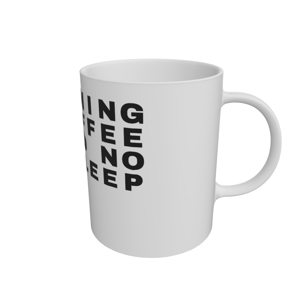 White Mug Front