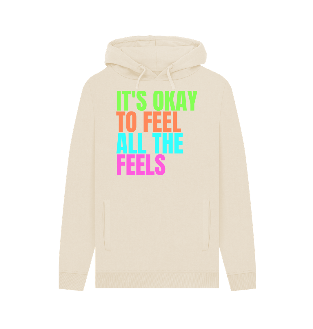 Oat Printed Hoody Front