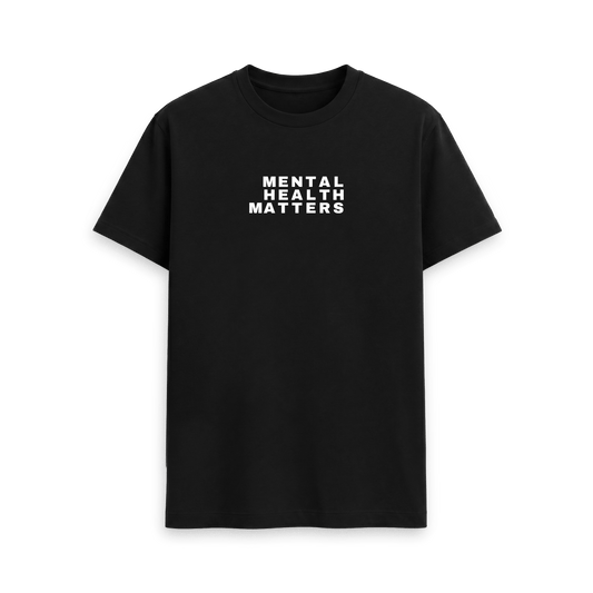 Black Printed T-shirt Front