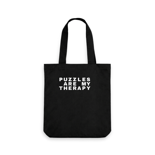 Black Printed Bag Front