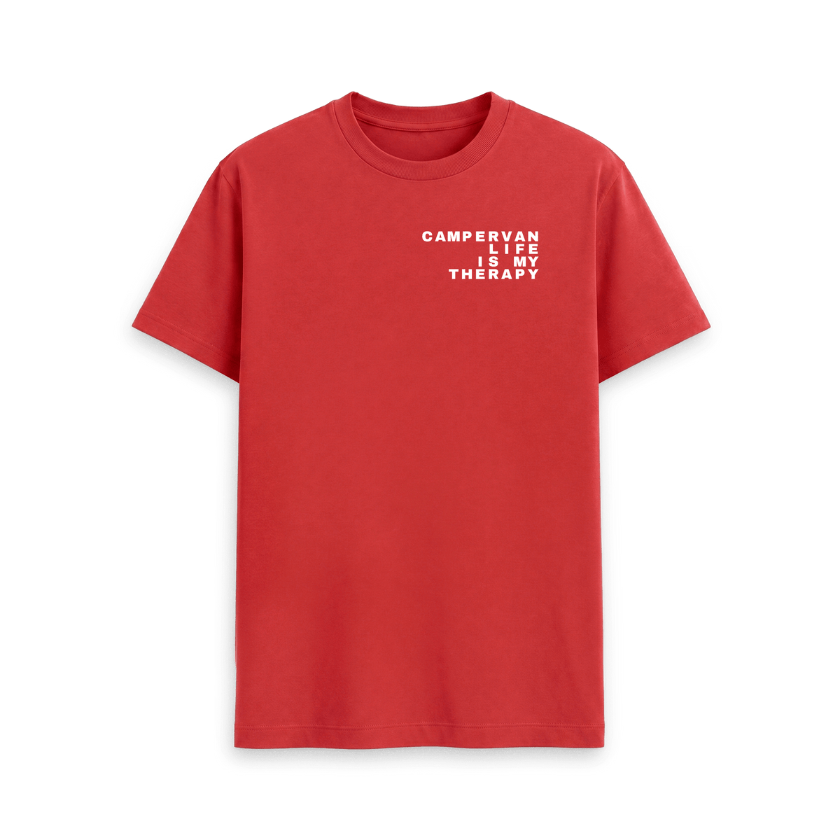 Red Printed T-shirt Front