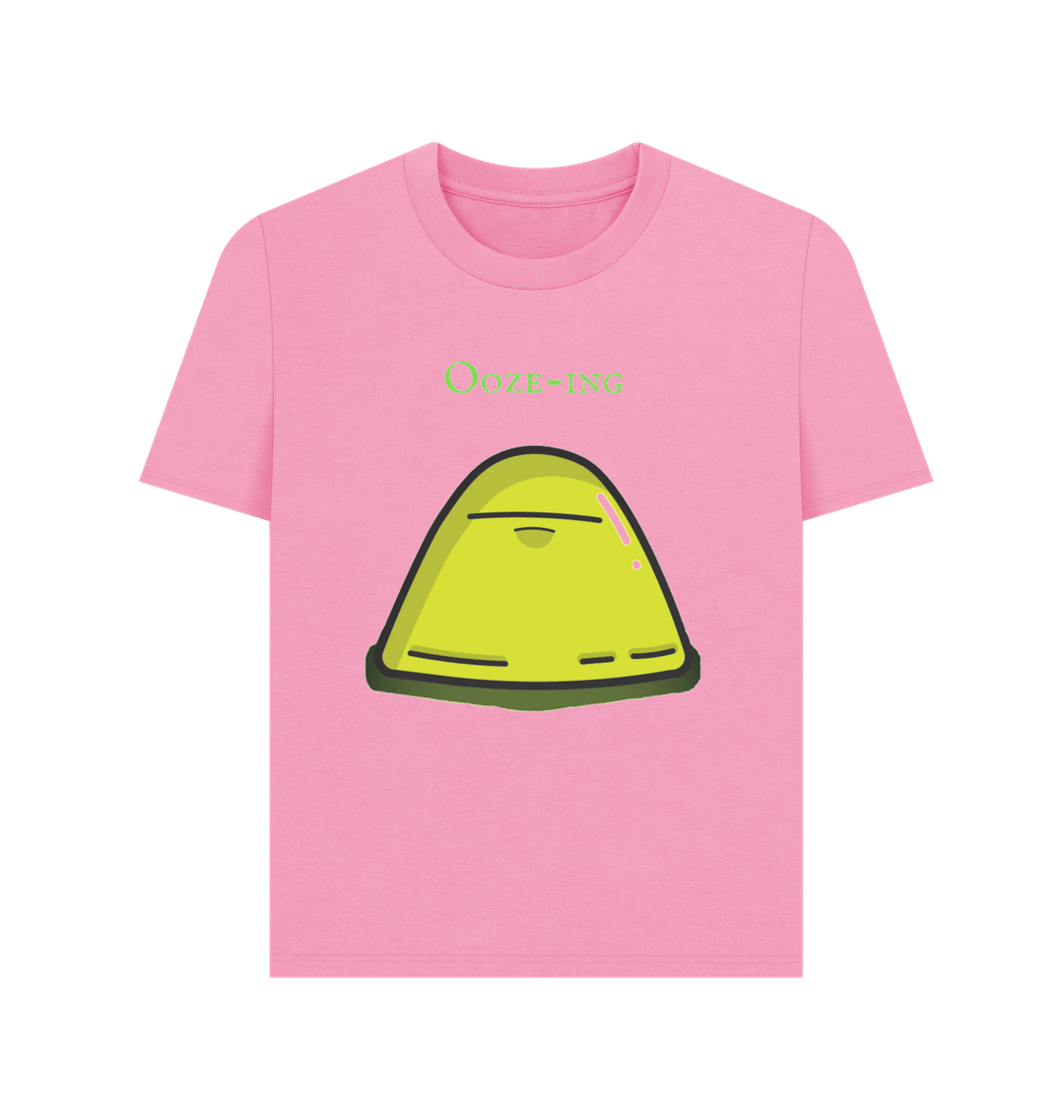 Rose Pink Printed T-shirt Front