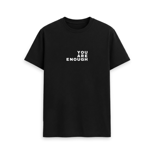 Black Printed T-shirt Front