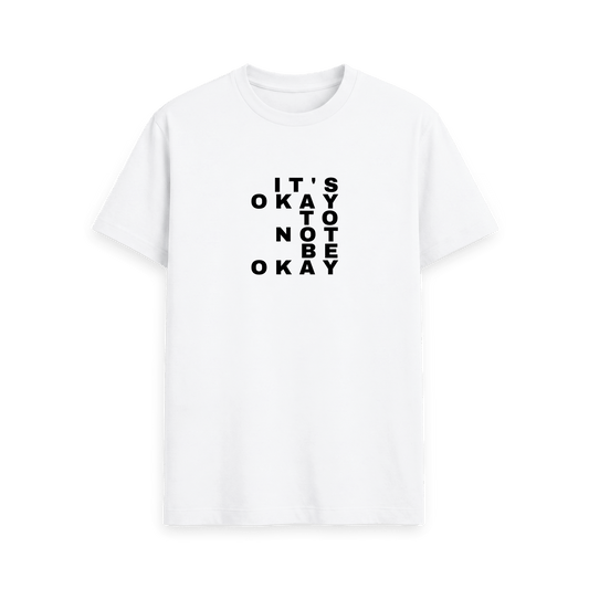 White Printed T-shirt Front