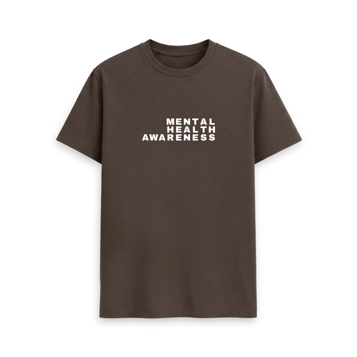 Chocolate Printed T-shirt Front