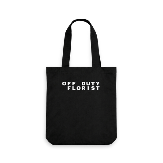 Black Printed Bag Front