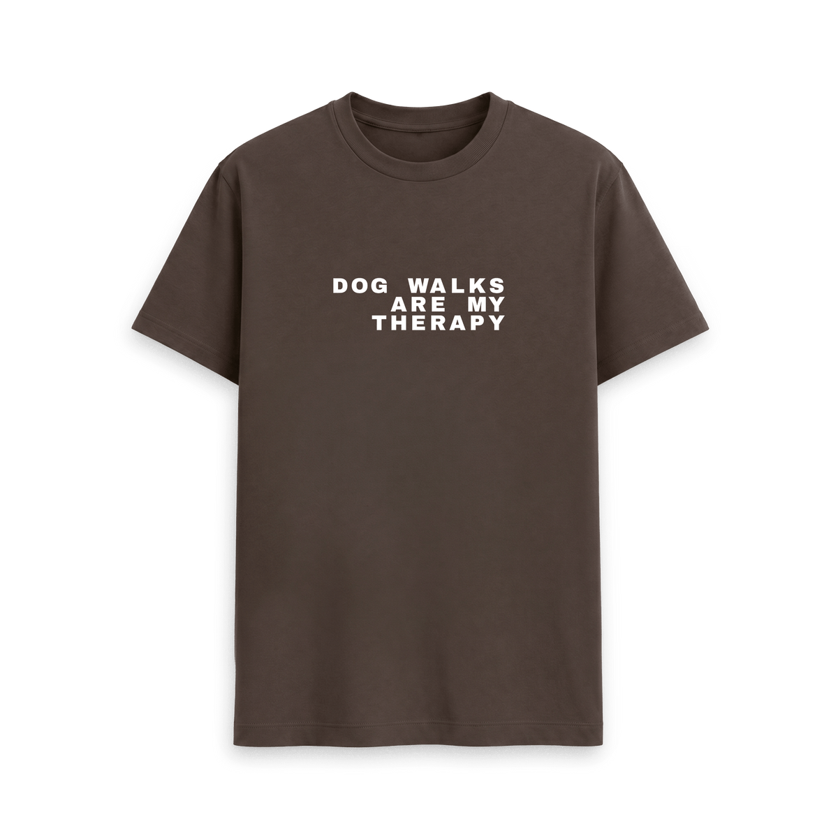 Chocolate Printed T-shirt Front