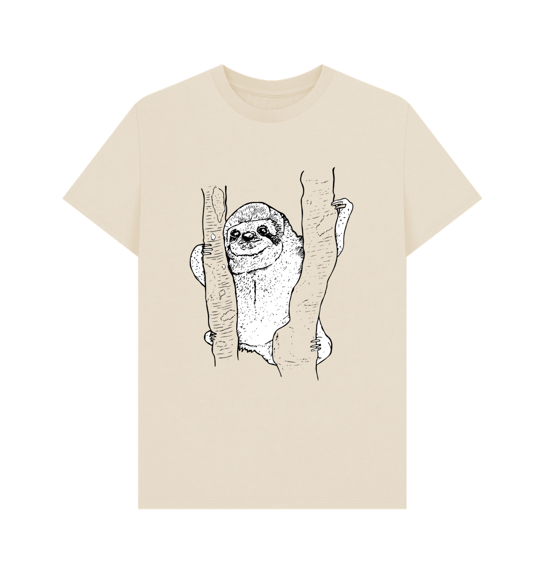 Oat Sloth Men's Organic Cotton T-Shirt