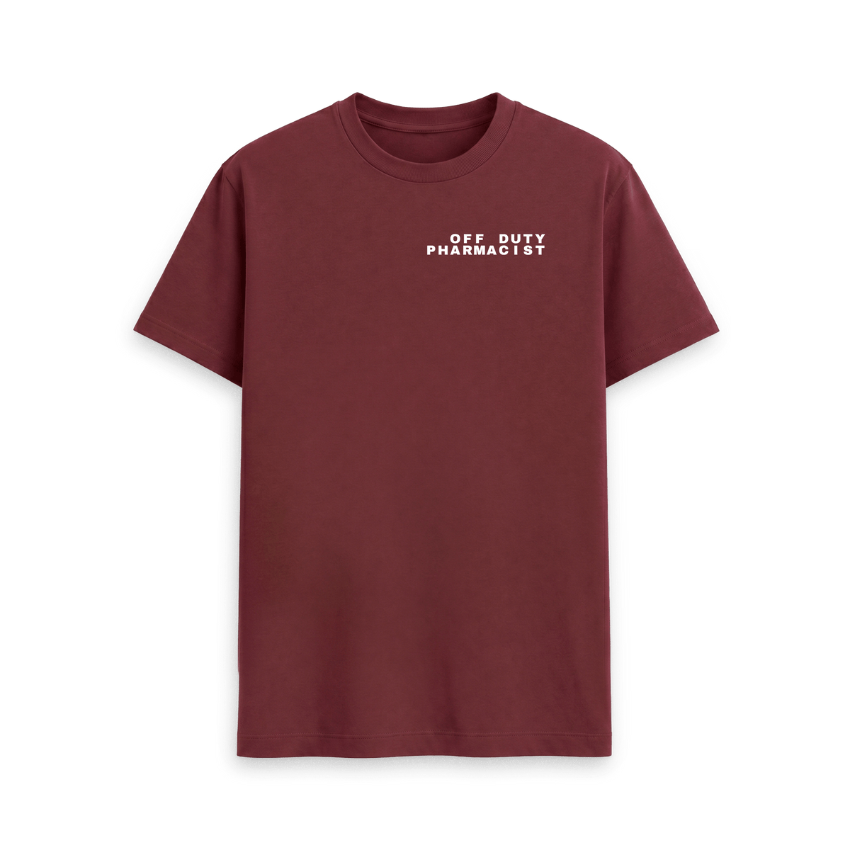 Red Wine Printed T-shirt Front