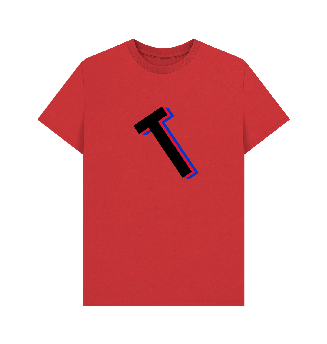 Red Organic Cotton Men's T-Shirt T