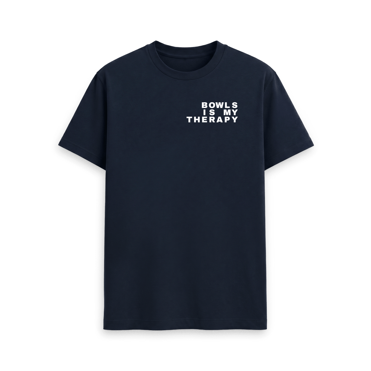 Navy Blue Printed T-shirt Front