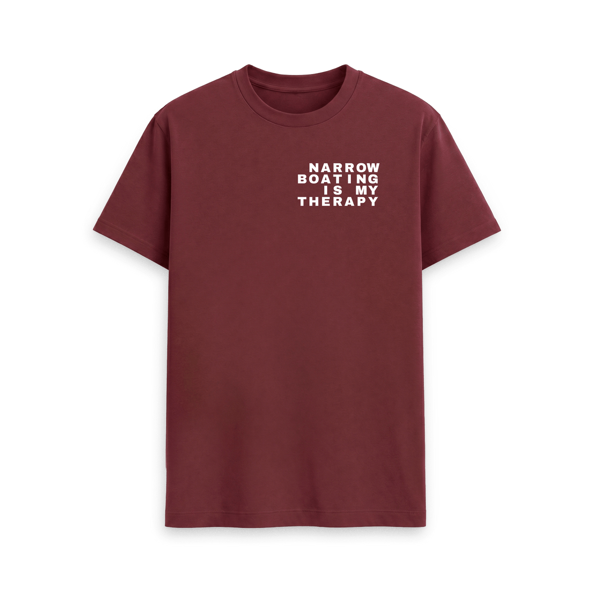 Red Wine Printed T-shirt Front