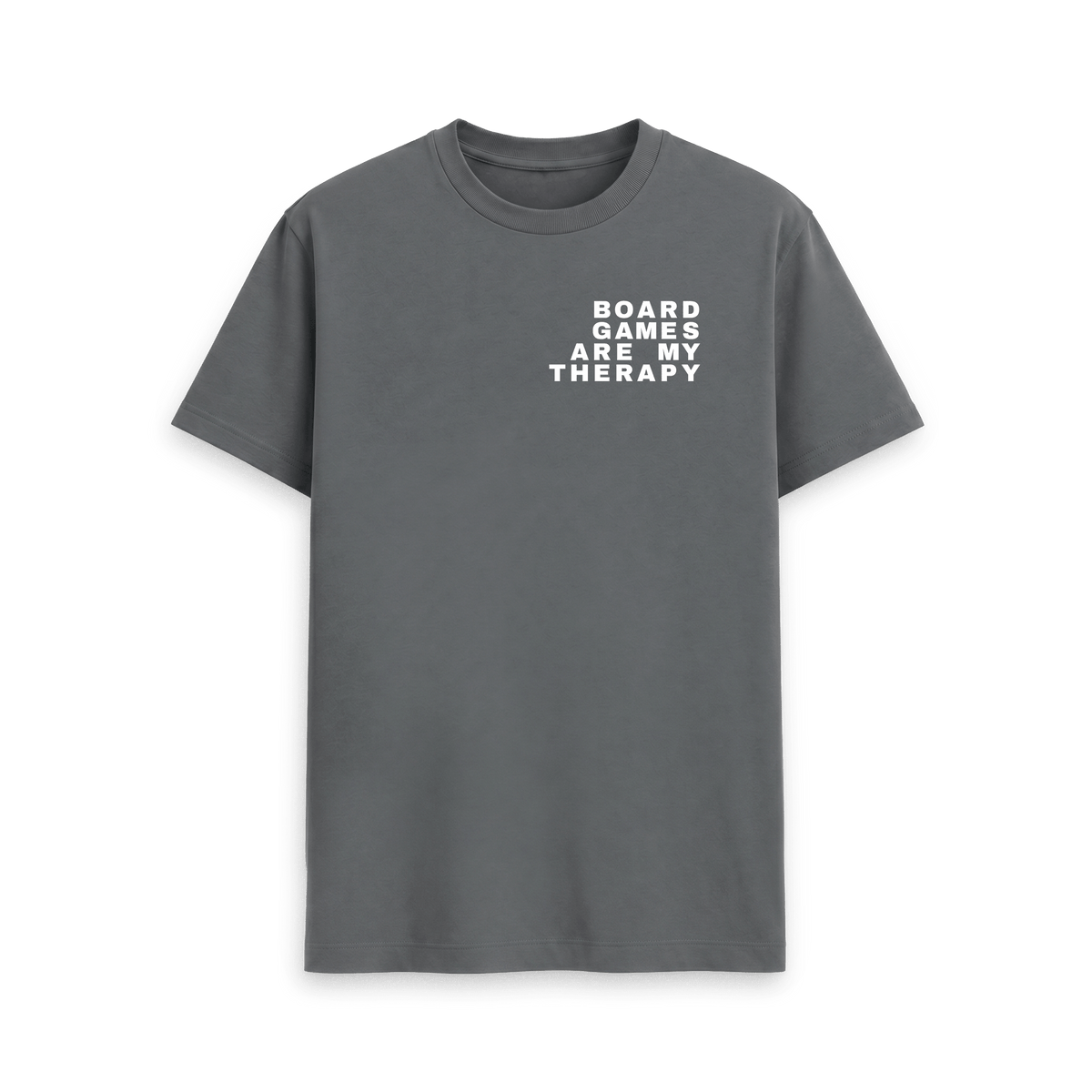 Slate Grey Printed T-shirt Front