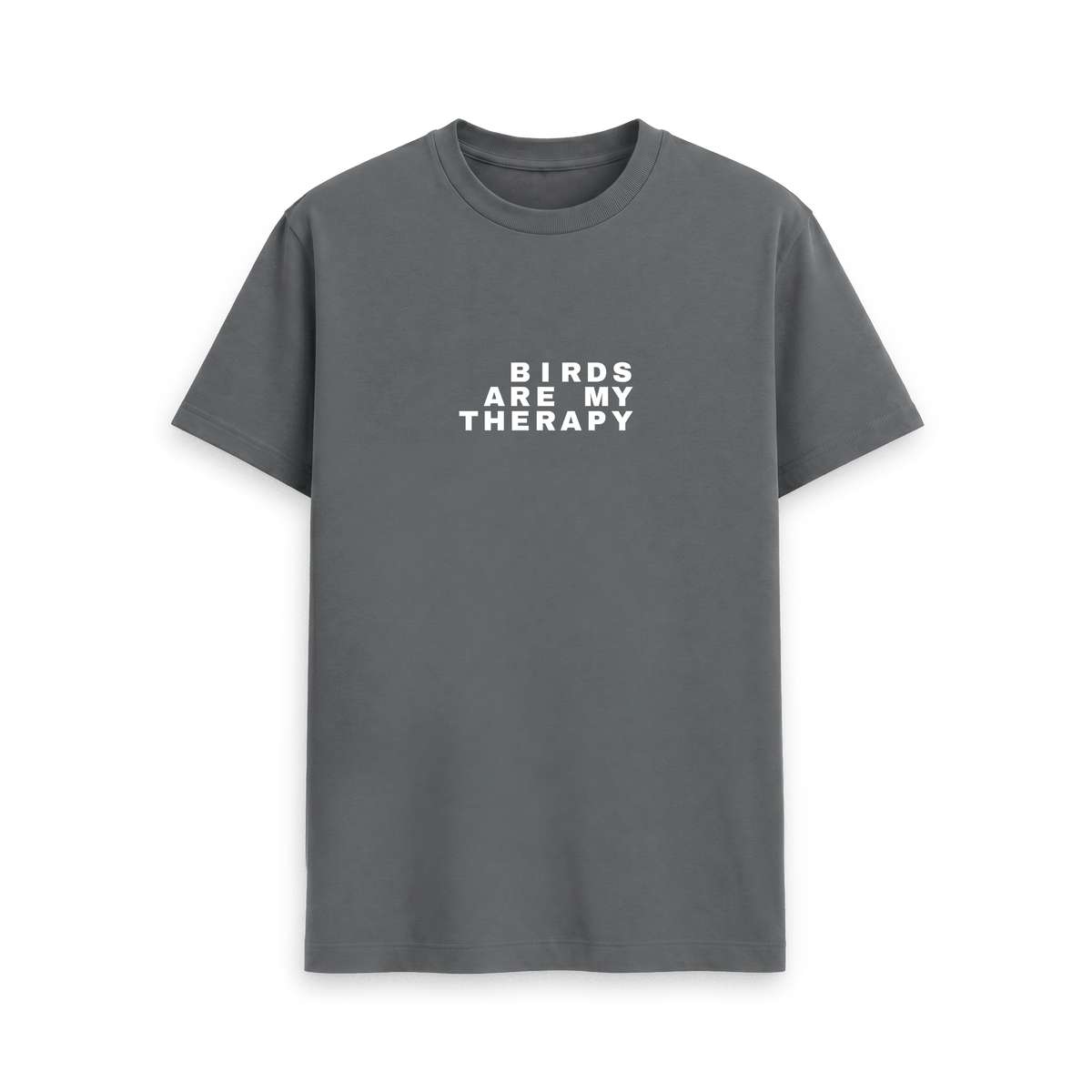 Slate Grey Printed T-shirt Front