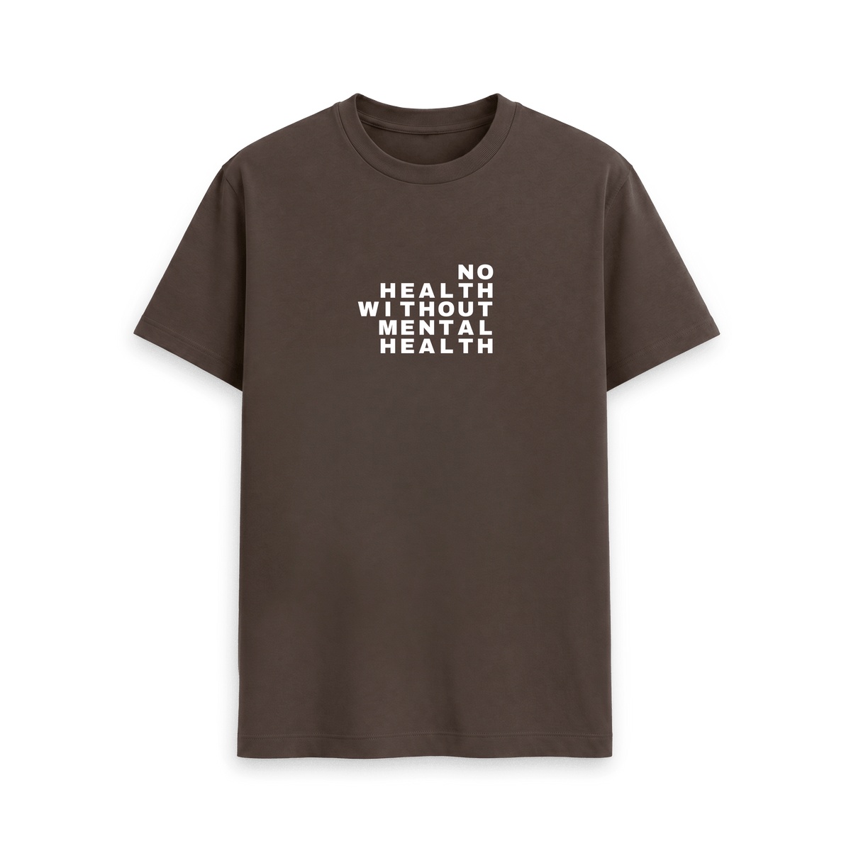 Chocolate Printed T-shirt Front