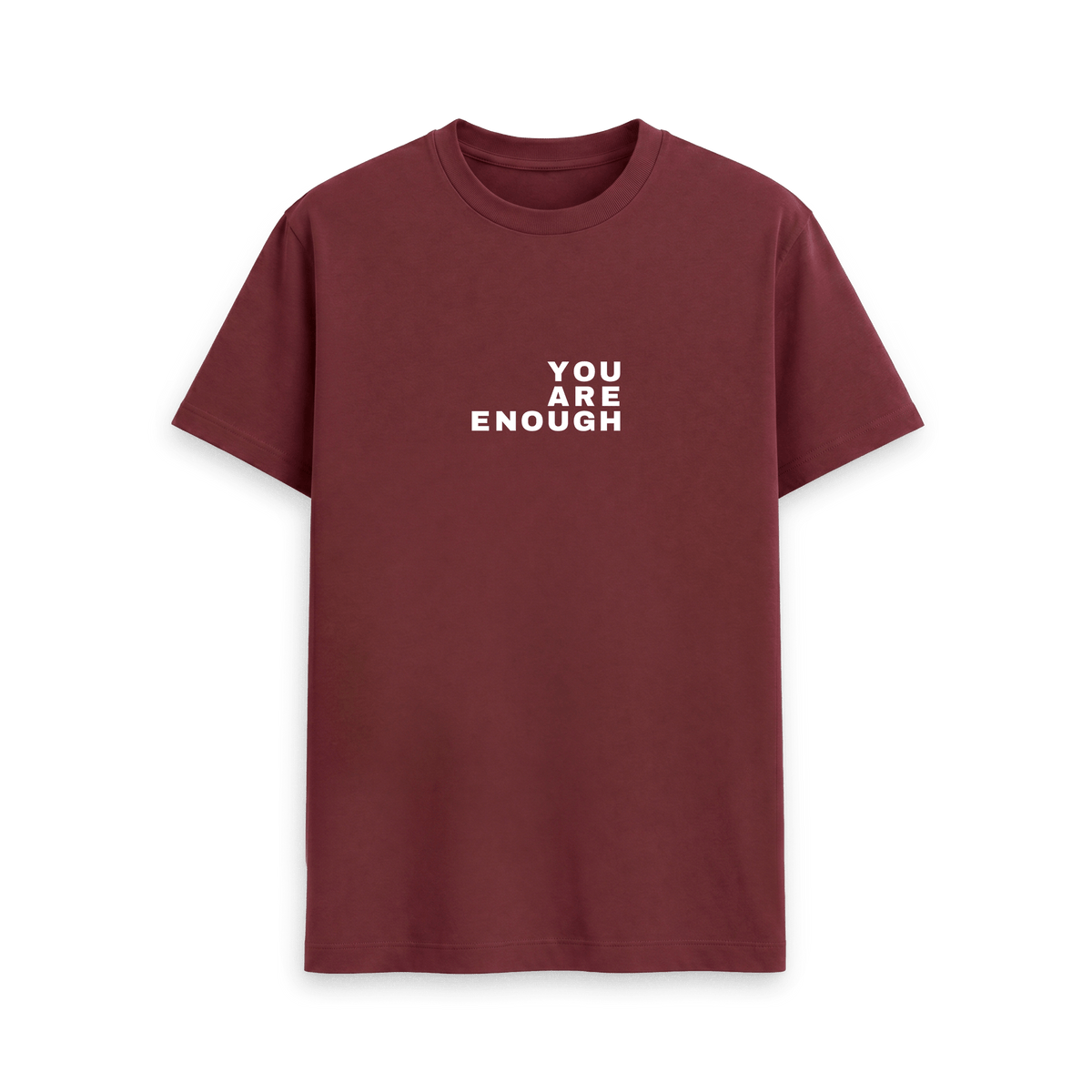 Red Wine Printed T-shirt Front