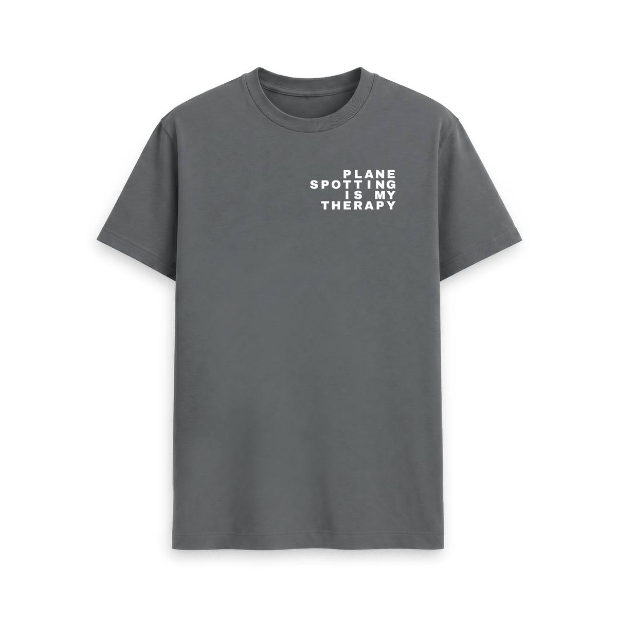 Slate Grey Printed T-shirt Front