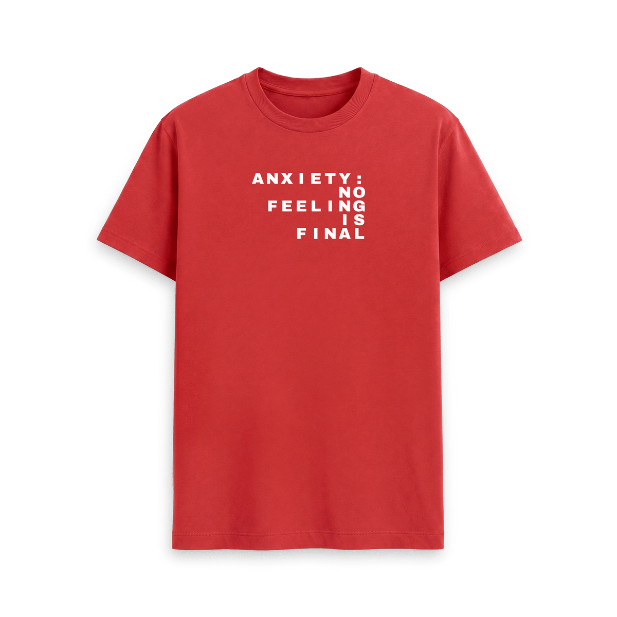 Red Printed T-shirt Front