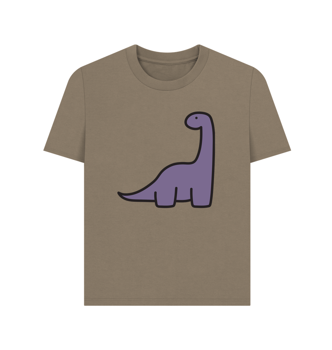 Willow Purple Dinosaur Organic Cotton Women's T-Shirt