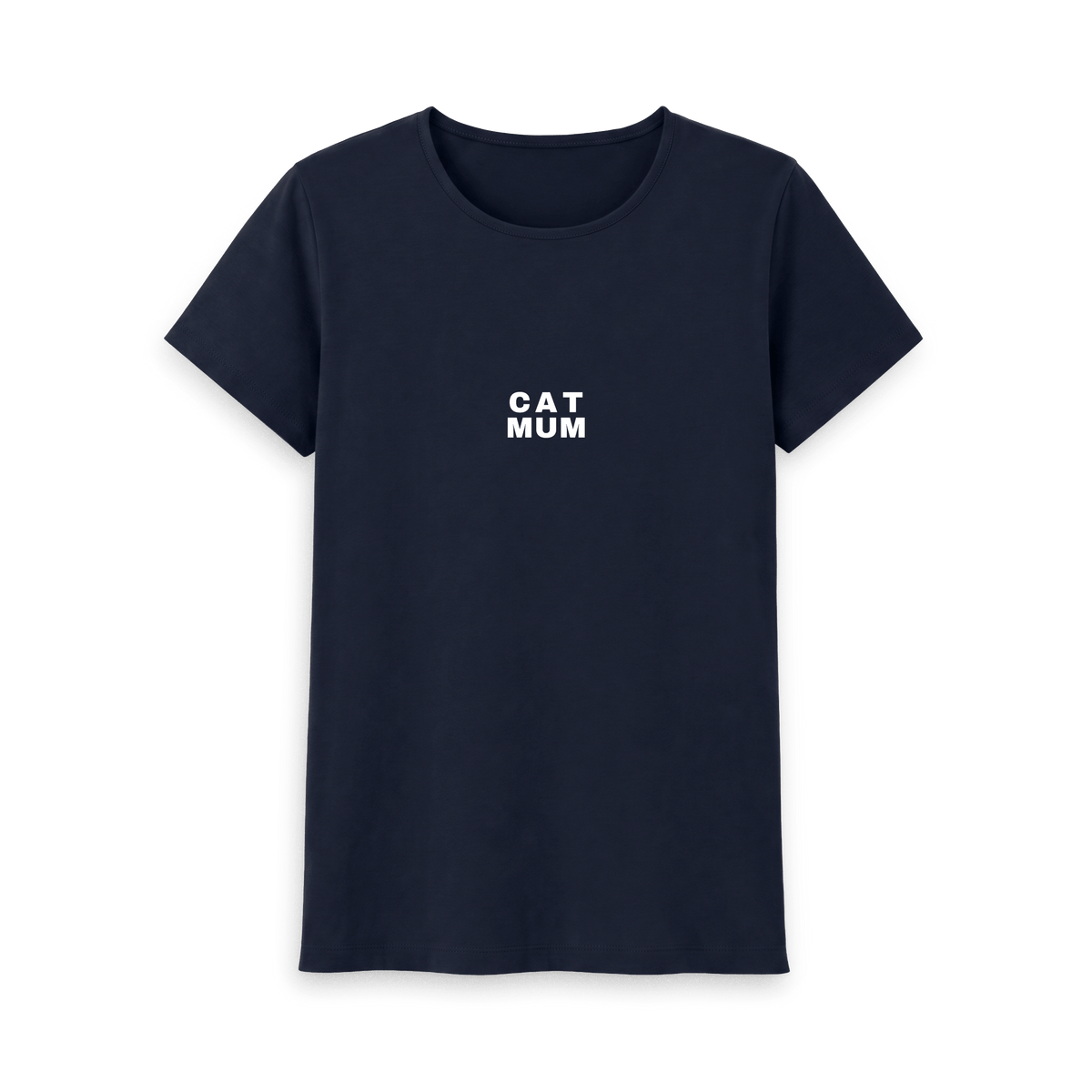 Navy Blue Printed T-shirt Front