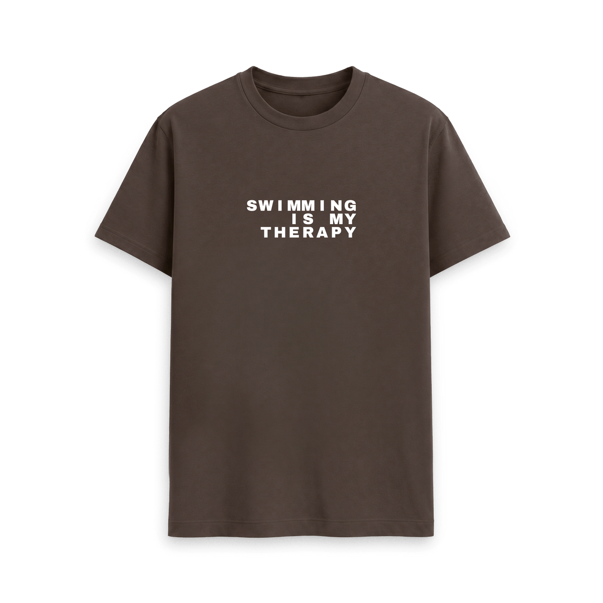 Chocolate Printed T-shirt Front