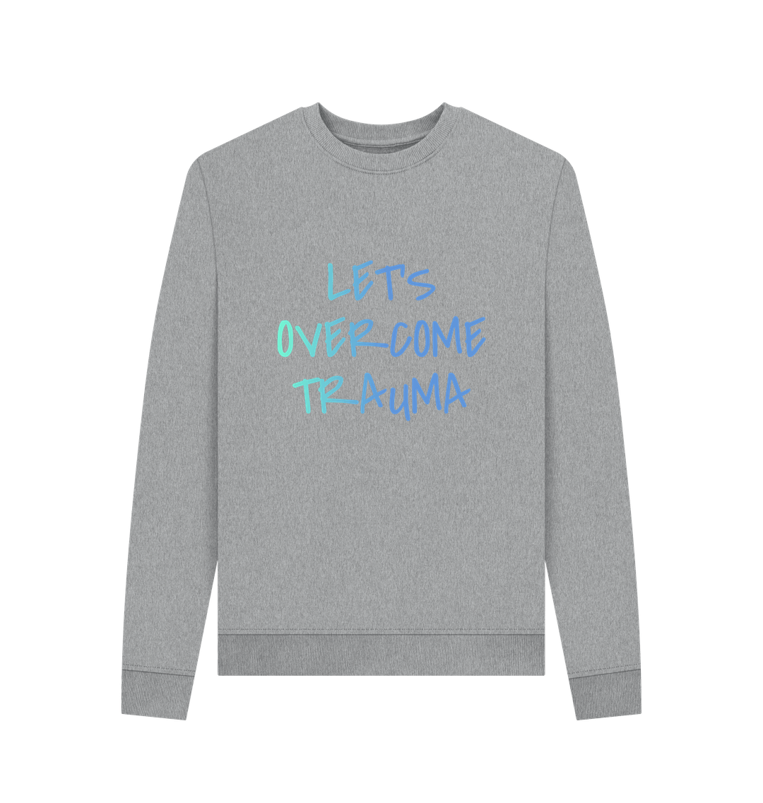 Light Heather Printed Sweater Front