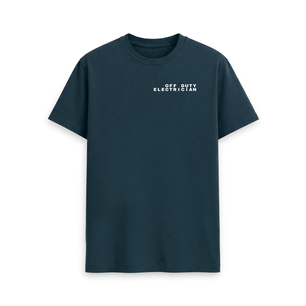 Denim Blue Printed T-shirt Front