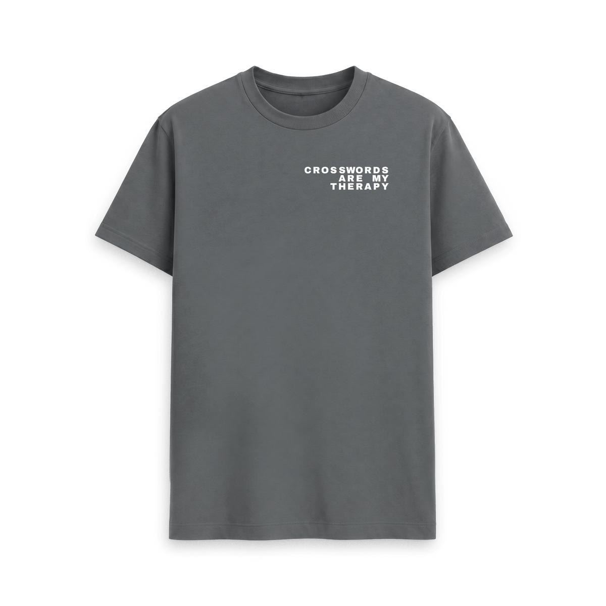 Slate Grey Printed T-shirt Front
