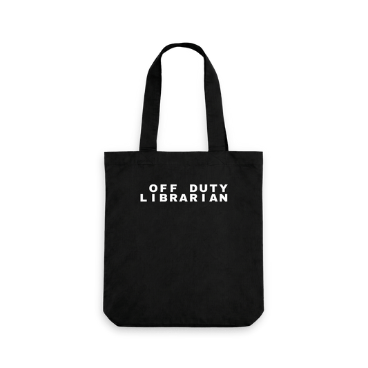 Black Printed Bag Front