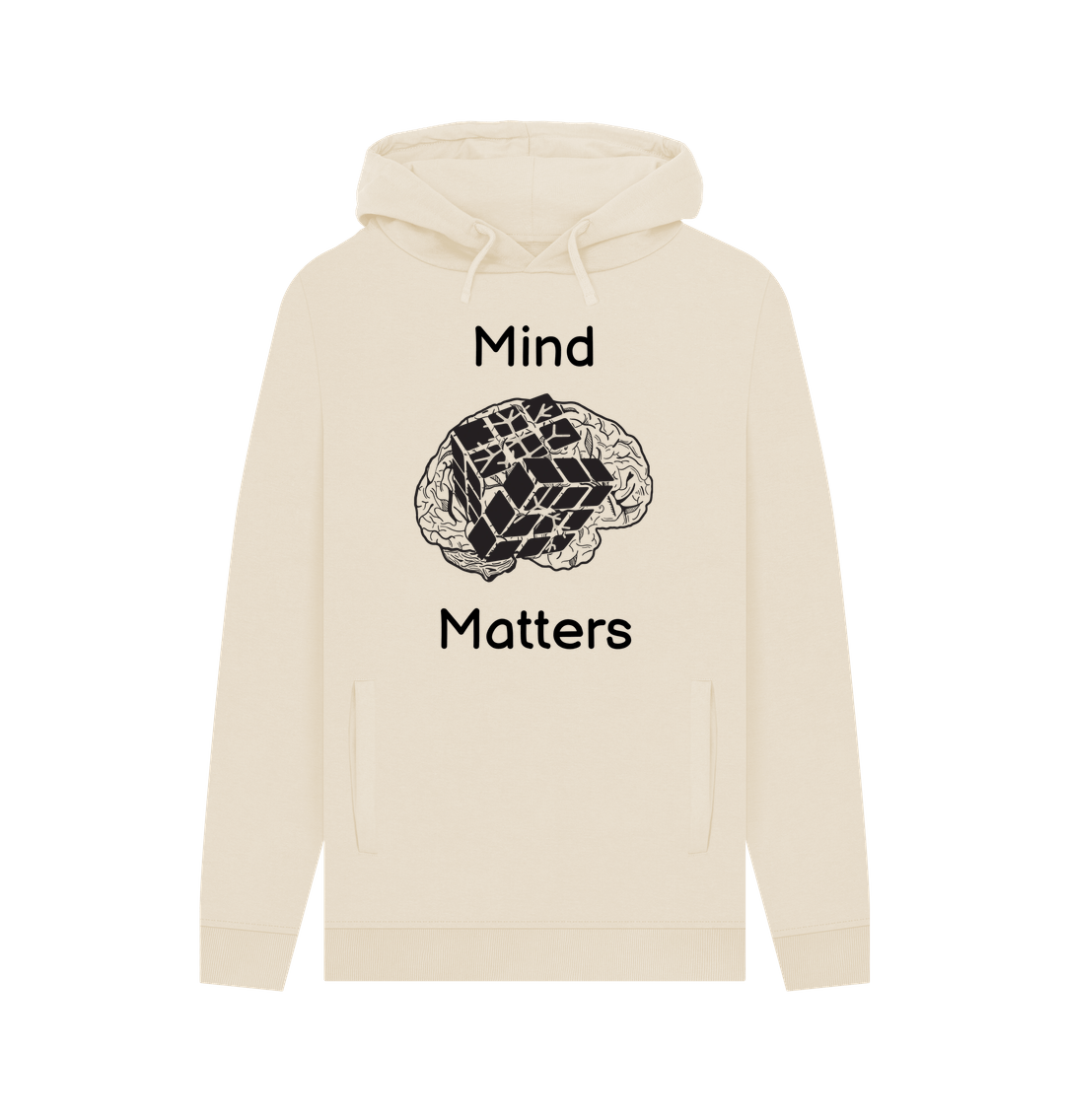 Oat Mind Matters Men's Mental Health Organic Cotton Pullover Hoodie