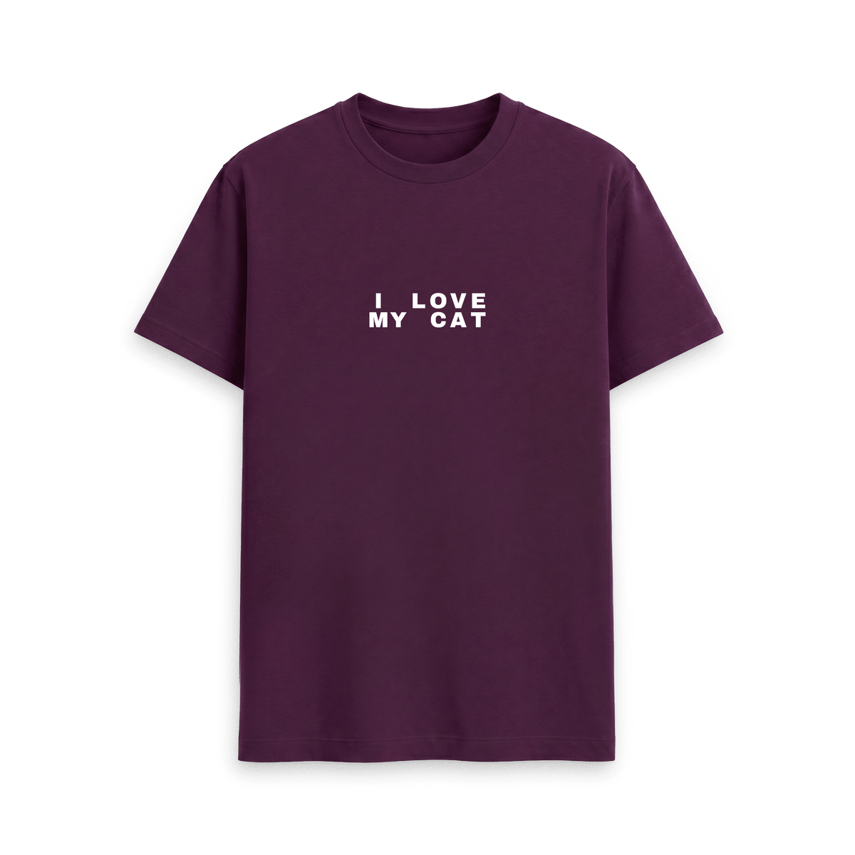 Purple Printed T-shirt Front